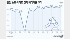 송도 아파트 경매에 ‘우르르’…부동산 한파 속 온도차, 왜?