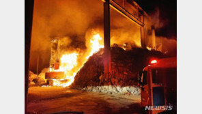 포항 폐기물처리 공장서 화재…8시간여 만에 불길 잡혀