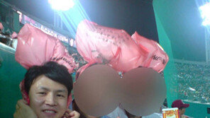 주황색 봉지 쓴 한동훈…‘롯데 응원 거짓’ 논란에 사진 공개