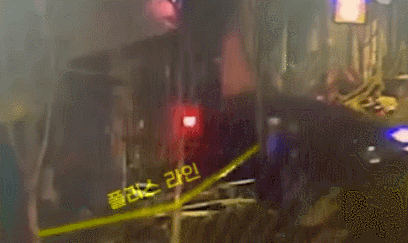 폭발 현장 폴리스라인 넘은 불법체류자…70만 원 물건 훔쳐가