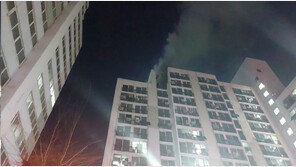 강서구 고층 아파트서 불…한밤중 주민 90여명 대피