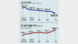 외국인 대량 매도에 코스피 2.47% 급락… 올 시총 148조 증발