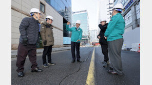 지반침하로 건물 파열 고양 마두동 이번엔 ‘도로 30m 균열’…주민 불안