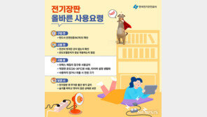 전기장판 접어서 보관해도 될까?…전열기구 안전사용법