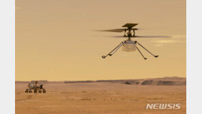 美 NASA, 통신 끊겼던 화성 헬리콥터 ‘인제뉴어티’와 교신 재개