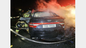 밀양서 사고 난 승용차 추돌, 오토바이 운전자 숨져