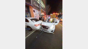 인천서 다른 차 받고 식당돌진 벤츠 운전여성, 횡설수설…음주측정 거부