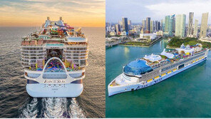 美 ‘타이태닉 5배’ 세계 최대 크루즈 출항…환경 파괴 지적도