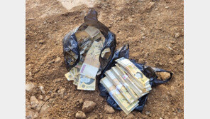 쓰레기 매립장서 돈다발 2900만원 발견… 주인은 누구?