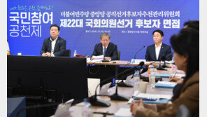 민주, 5일 총선 면접 마무리…험지 PK·TK, 승부처 서울 등 면접