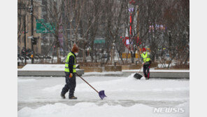 6일 새벽까지 1~5㎝ 눈…서울시, 제설 비상근무 1단계