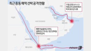 홍해 지나던 영국 화물선 또 피격…창문에 경미한 손상