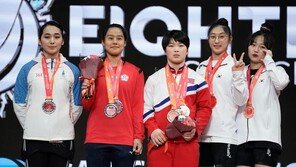 역도 박민경, 아시아선수권 여자 64㎏급 동메달…北 리숙 금메달