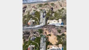 200억 주택이 절벽에 대롱대롱 ‘아찔’…추락 위기의 美캘리포니아 해안