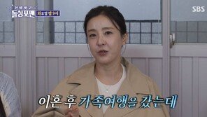 박은혜 “이혼 후 前남편과 호주 여행” 화끈 고백