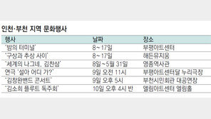 인천·부천 지역 문화행사