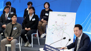 尹 “경인고속도 지하화 2027년 착공” 野 “총선용 남발”