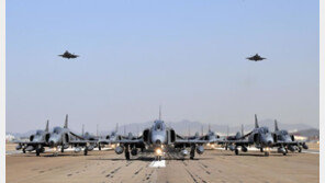 압도적 공군력 과시 ‘엘리펀트 워크’ 훈련… F-4E 팬텀 등 33대 전투기 참여
