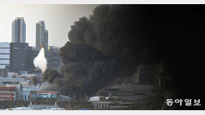 인천 가방창고서 큰 불… 8개 공장 번져 3명 부상
