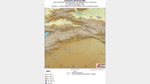 “中 남부 신장 지역에 규모 5.1 지진 발생” ESMC