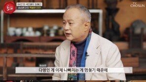 송승환, 시각장애 4급 판정 “시력 악화는 멈춰”