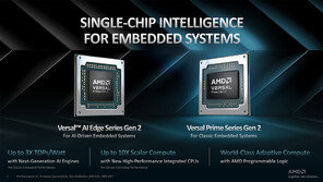 AMD, 성능 10배 높인 '2세대 버설 AI 엣지·프라임' 임베디드 칩 출시