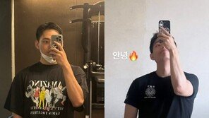BTS 뷔, 75㎏ 벌크업 성공…“부대 용사들 몸 더 좋아”