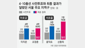 총선 서울 48곳중 44곳… 민주당, 사전투표 이겨