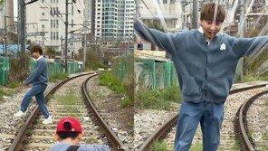 ‘초통령’ 유튜버 도티, 철도 선로 위 무허가 촬영 논란