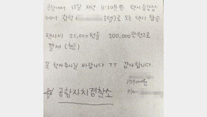 “택시비 20만원 내” 안절부절 中관광객 도운 식당 직원과 경찰