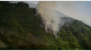 홍천 내촌면 산불 재발화…헬기 투입해 2시간만에 진화
