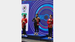 사격 금지현, 바쿠 월드컵 여자 10m 공기소총 금메달