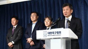 “정몽규 회장, 책임지고 물러나야”…축구지도자협회 성명서 발표