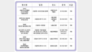 아름다운 선율이 흐르는 서울