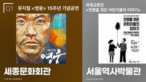 문화포털 주간 문화큐레이션, 대한민국 과거를 돌아보는 공연·전시 소개