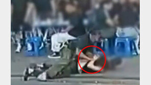 종로 포차거리서 흉기난동, 휴무 경찰관이 단숨에 제압 (영상)