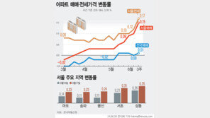 서울 아파트값 13주 연속 상승…지방은 하락세 여전