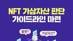 “NFT가 가상자산?” NFT 법적 성격 판단 기준 나왔다