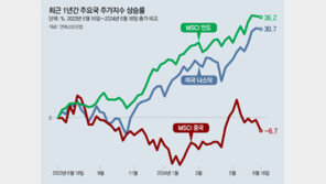 인도 증시, ‘노동력-내수’ 업고 무서운 질주… 中과 격차 더 커졌다