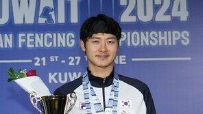 남자 펜싱 오상욱, 파리 올림픽 전 마지막 국제대회서 개인전 금메달