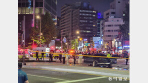 [속보]서울시청역 교차로서 대형 교통사고…9명 심정지