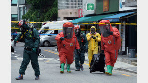 “유독가스 새는 듯” 강남 건물 40명 대피 소동