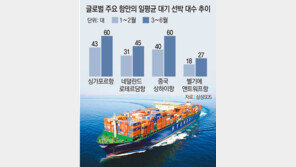 [단독]“2주 걸리던 싱가포르항까지 4주”… 글로벌 물류 ‘정체 도미노’