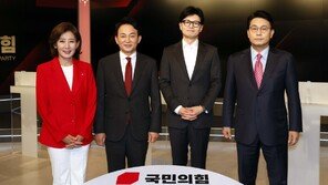 TV토론서 ‘은퇴’ ‘감찰’…與 원희룡 vs 한동훈 난타전