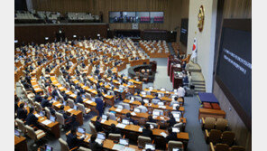 “개판이네”…與-野 국회 본회의서 10분 가량 실랑이