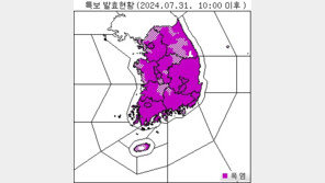 서울 전역 폭염 경보…경기·강원·전라·충남 무더위 강화