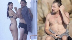 디카프리오, 26살 여친과 수영하다 ‘이것’ 습격당해…응급처치