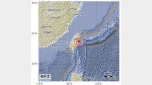 대만 중부서 6.0 강진…중국 푸젠 등 남부지역서도 감지