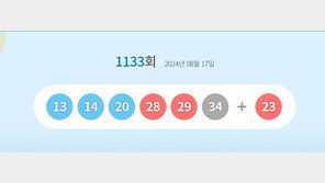 1133회 로또 1등 각 21억원씩…자동 12명·수동1명