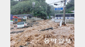 추석 연휴 앞두고 울릉에 이틀간 308.7㎜ ‘물폭탄’…46년만의 폭우에 큰 피해